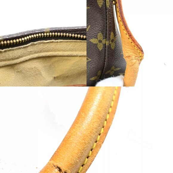 LOUIS VUITTON Looping GM Shoulder Bag Monogram Leather Brown USA M51145 37FA734 - Picture 4 of 16